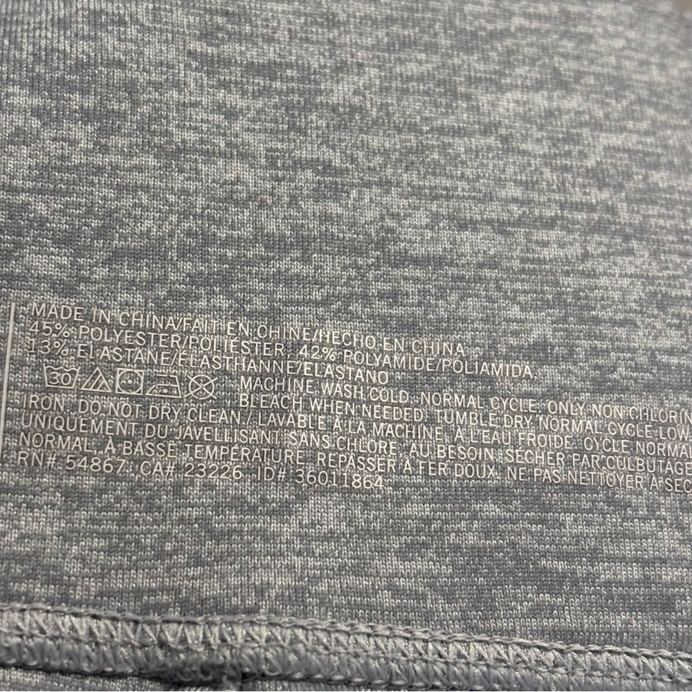 Victoria's Secret PINK Leggings Size Small Yoga Pants Gray White Logo Spellout - Picture 8 of 8